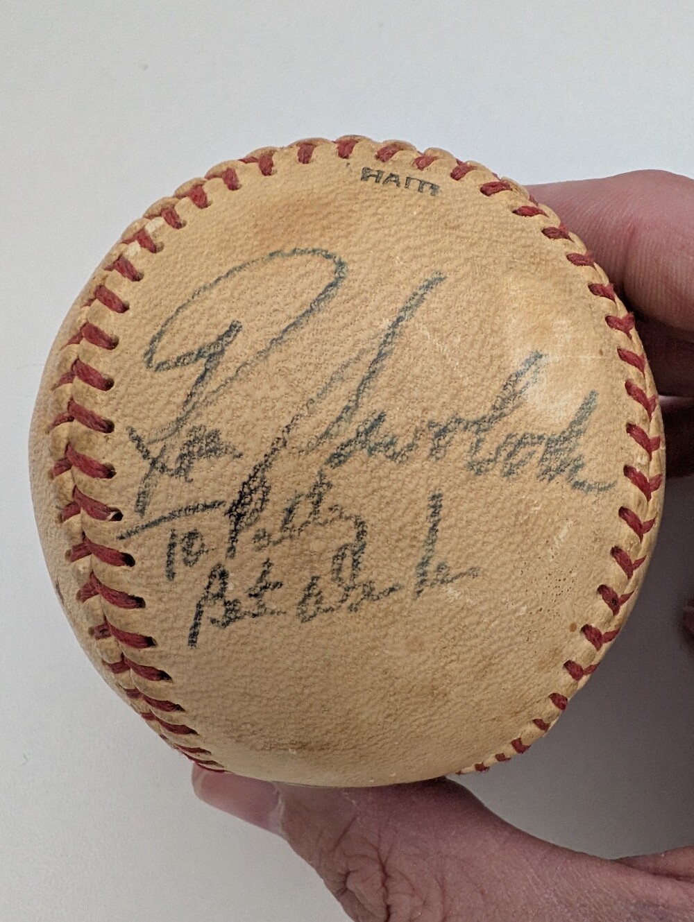 Vintage Signed Baseball Ron Swoboda New York Mets Autograph